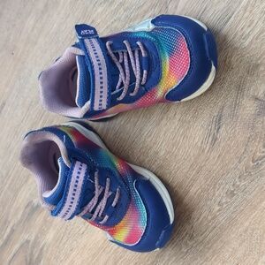 STRIDE RITE Made 2 Play Albee Colorful Slip On Velcro Strap Sneakers Baby Sz 7